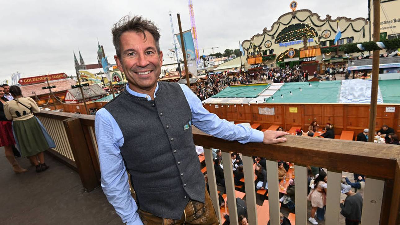 Gernot Mang beim obligatorischen Wiesn-Besuch im Herbst