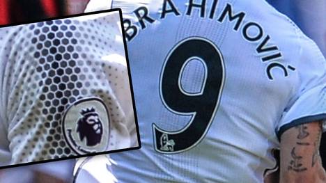 Zlatan Ibrahimovic: Neu in der Premier League, neues Trikot, aber altes Logo