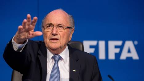 Sepp Blatter FIFA Pressekonferenz Zürich
