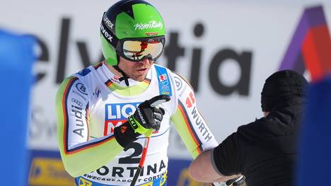 Andreas Sander zeigte ein bärenstarkes WM-Rennen in Cortina d'Ampezzo