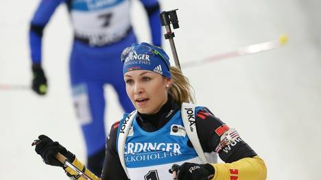 Die zweimalige Biathlon-Olympiasiegerin Magdalena Neuner