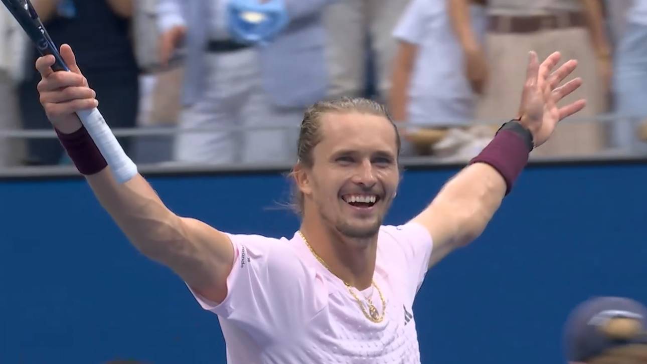 Zverevs US-Open-Triumph im Video