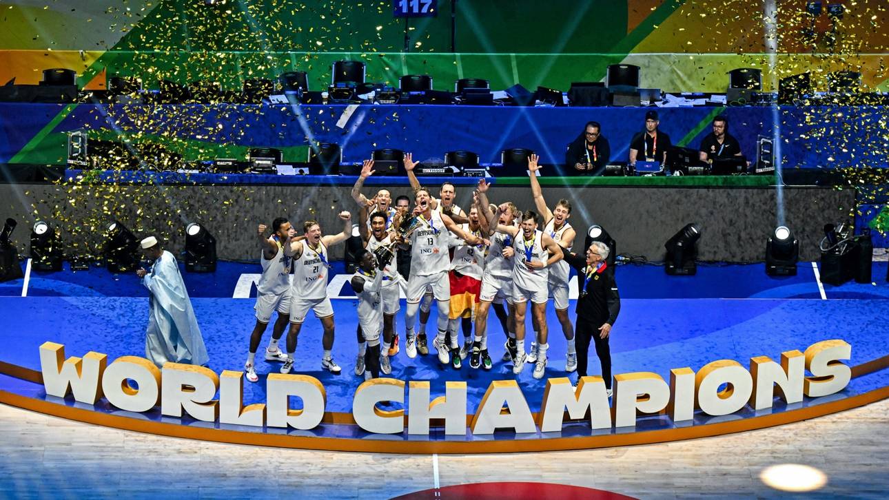 Basketball-Weltmeister werden geehrt