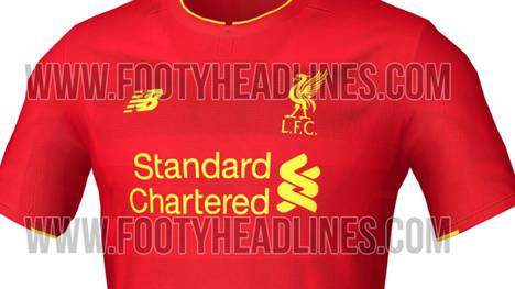 So könnte das neue Trikot des FC Liverpool aussehen