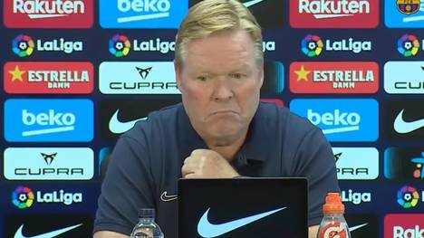 Barca-Trainer Ronald Koeman steht spätestens nach den zwei Remis in La Liga innerhalb von wenigen Tagen schwer unter Druck. Der Niederländer will aber nicht an ein Ende seiner Amtszeit denken.