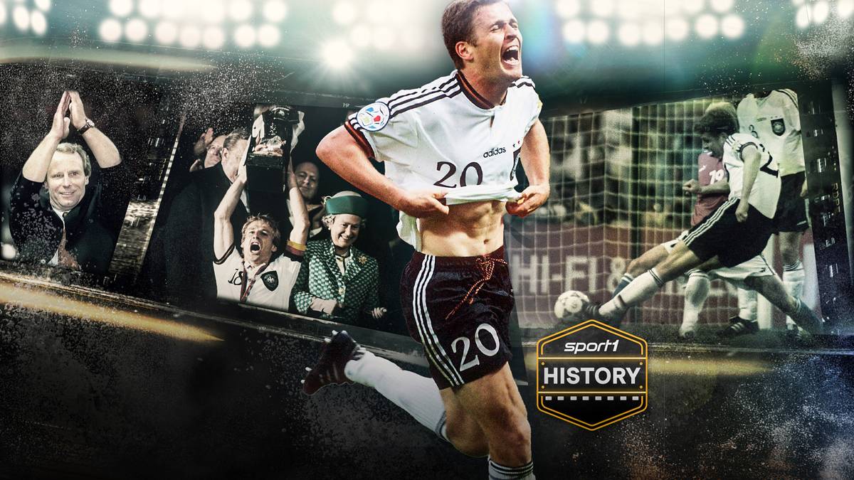 SPORT1 History über Oliver Bierhoffs Golden Goal und den deutschen EM-Titel 1996