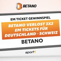 Mit dem Betano EM Tickets Gewinnspiel winken 3x2 Tickets für das EURO-Vorrundenspiel Deutschland vs. Schweiz. Weitere Details gibt es hier!