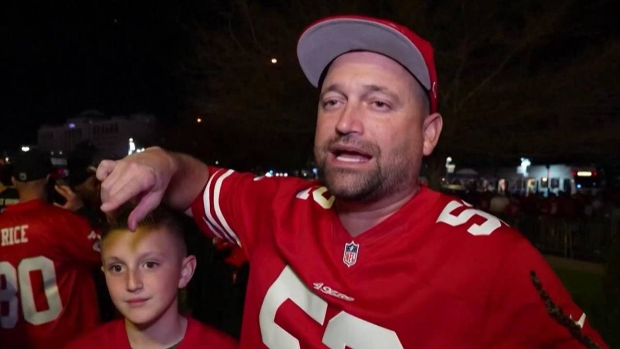 Total aus dem Häuschen! 49ers-Fans feiern Super-Bowl-Einzug | NFL