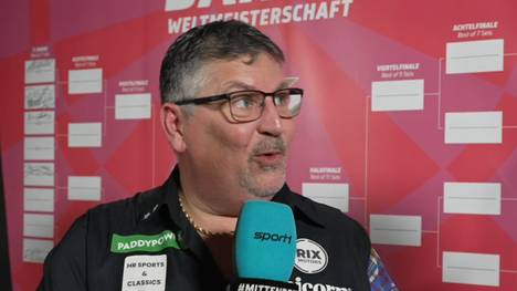 Gary Anderson verrät nach seinem Sieg in der 2. Runde der Darts-WM ein besonderes Detail zu seinem Gegner. Nach einem Thriller im Vorfeld gerät er regelrecht ins Schwärmen.