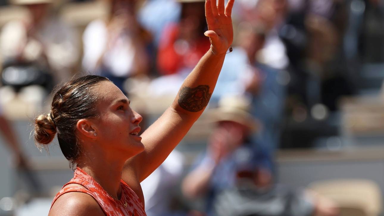 French Open: Sabalenka ohne Mühe