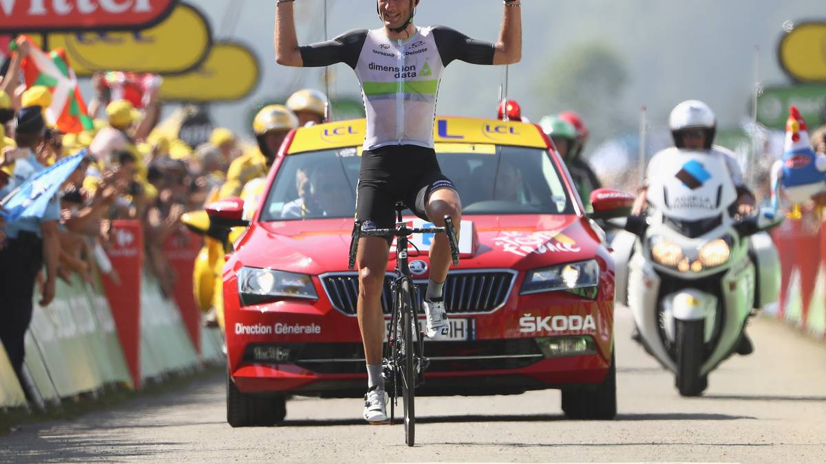 Diese Sorgen hat der Sieger Stephen Cummings weiter vorne nicht. Als er den letzten Kiliometer passiert hatte, war noch alles in Ordnung