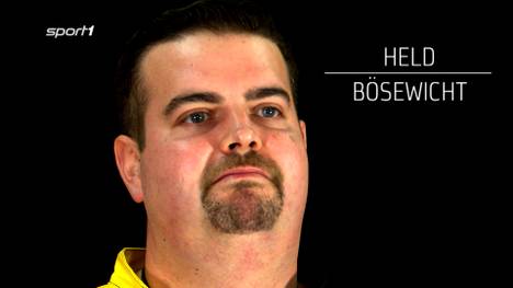 Nicht lange nachdenken, sofort für eine Variante entscheiden: Gabriel Clemens in der Darts-Schnellfragerunde. Die Darts-WM – ab dem 13. Dezember auf SPORT1.