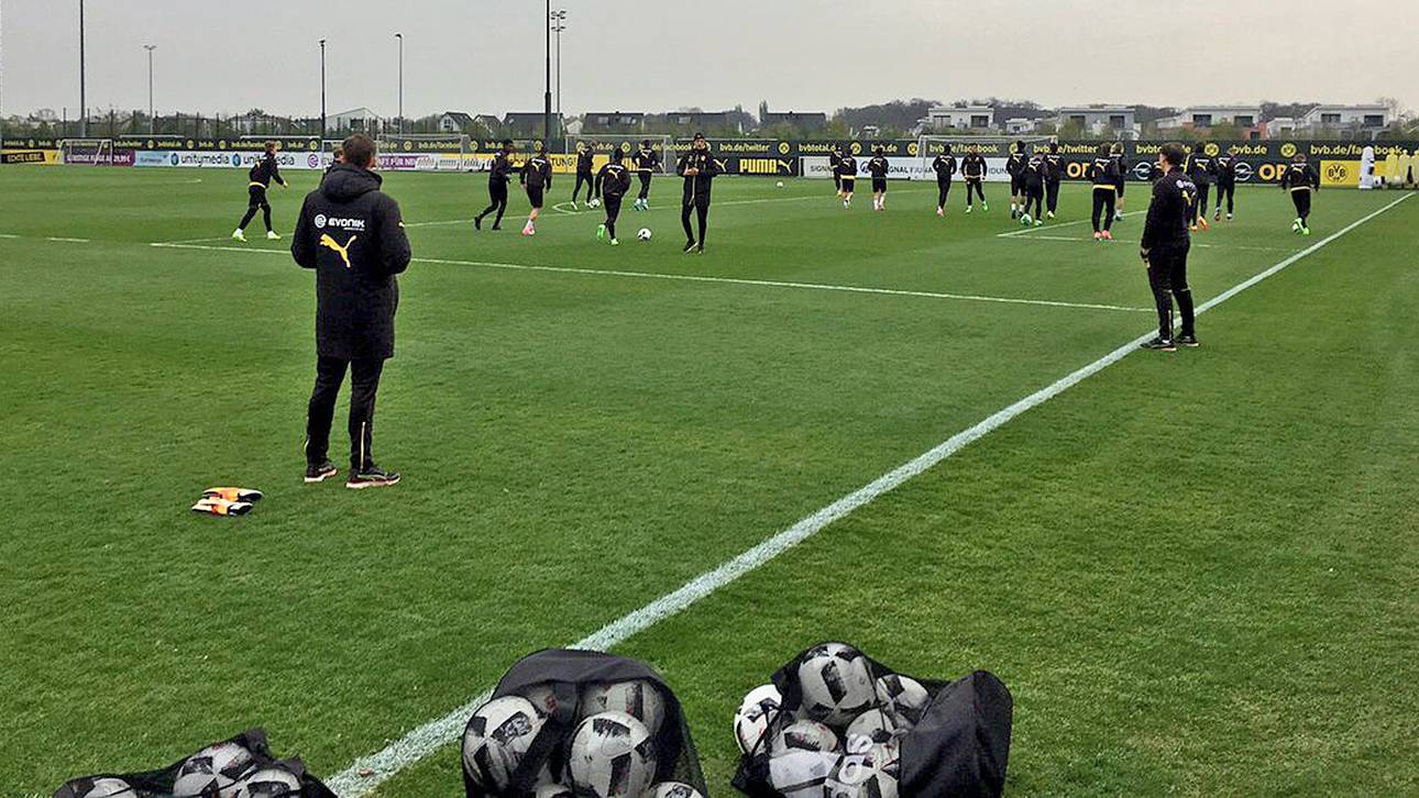 BVB-Profis auf dem Trainingsplatz