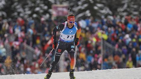 Die deutschen Biathlon-Herren feiern Platz zwei in Oberhof