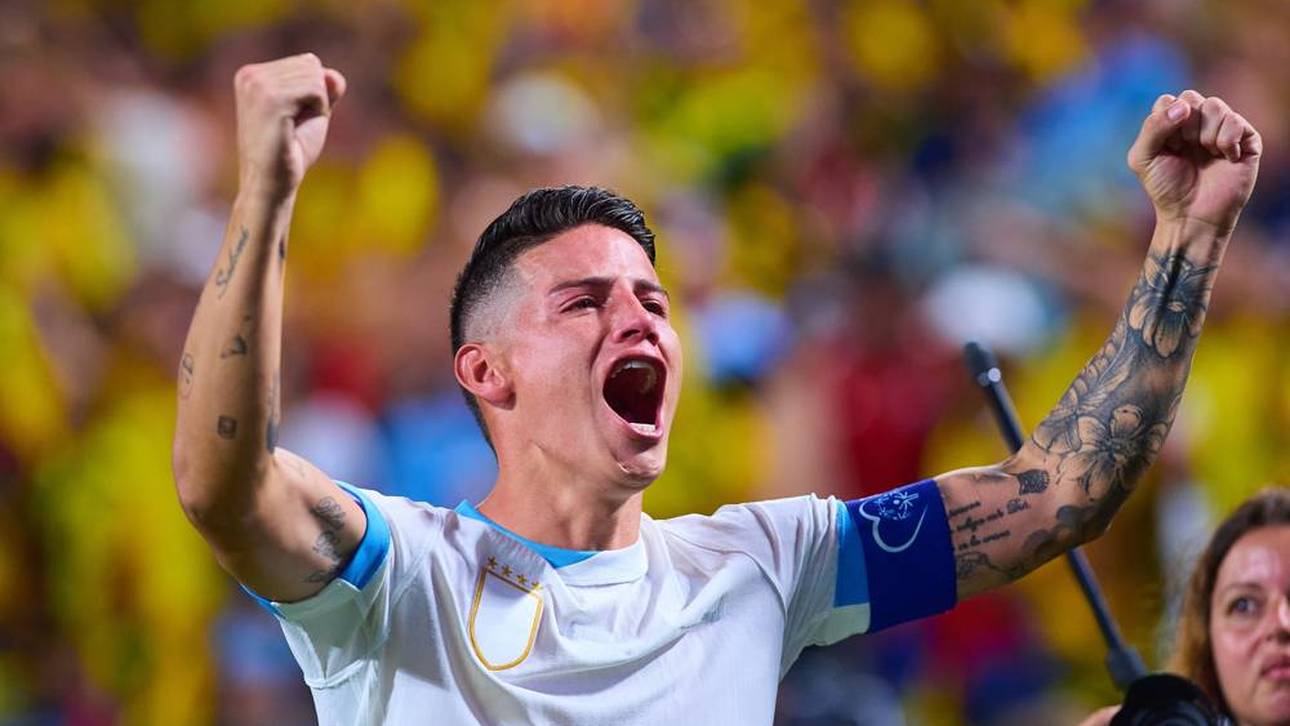 James Rodriguez bejubelt emotional den Final Einzug bei der Copa América