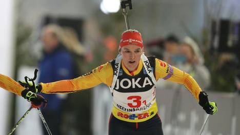 Denise Herrmann ist Schlussläuferin beim Staffel-Weltcup