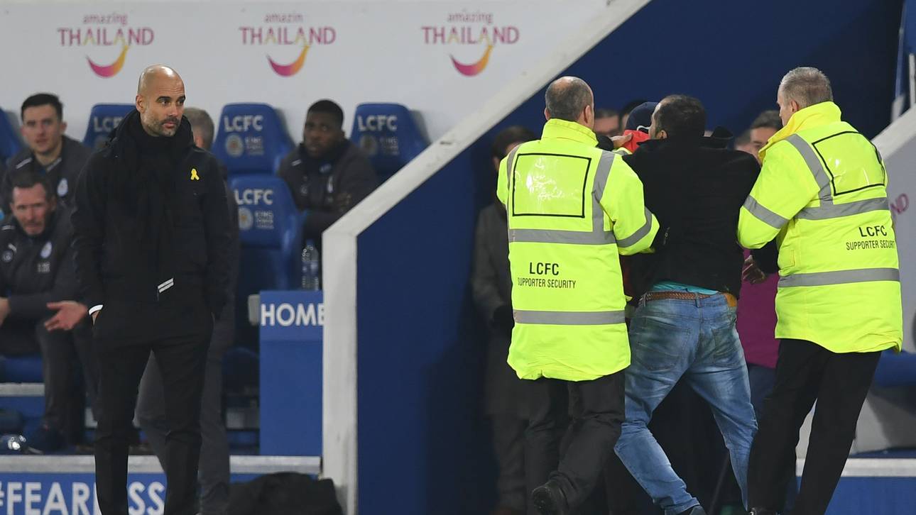 Fan geht auf Guardiola los