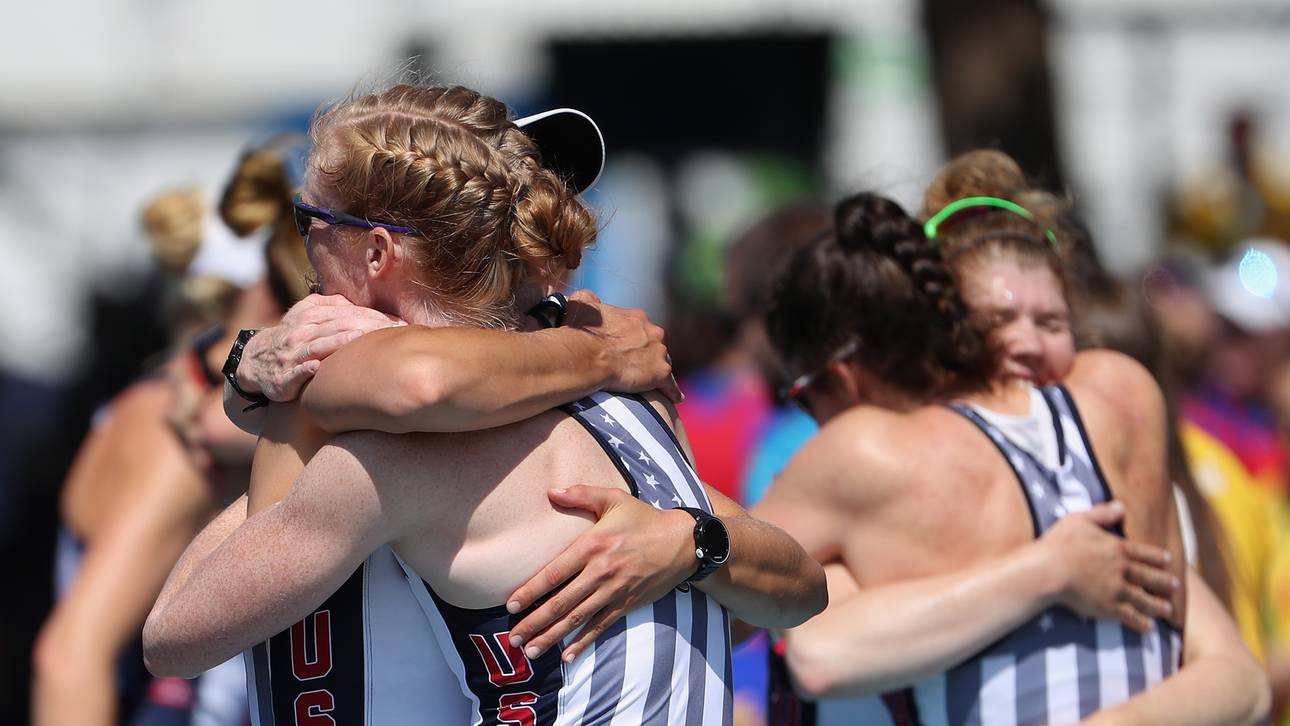 US-Achter rudert zu Gold