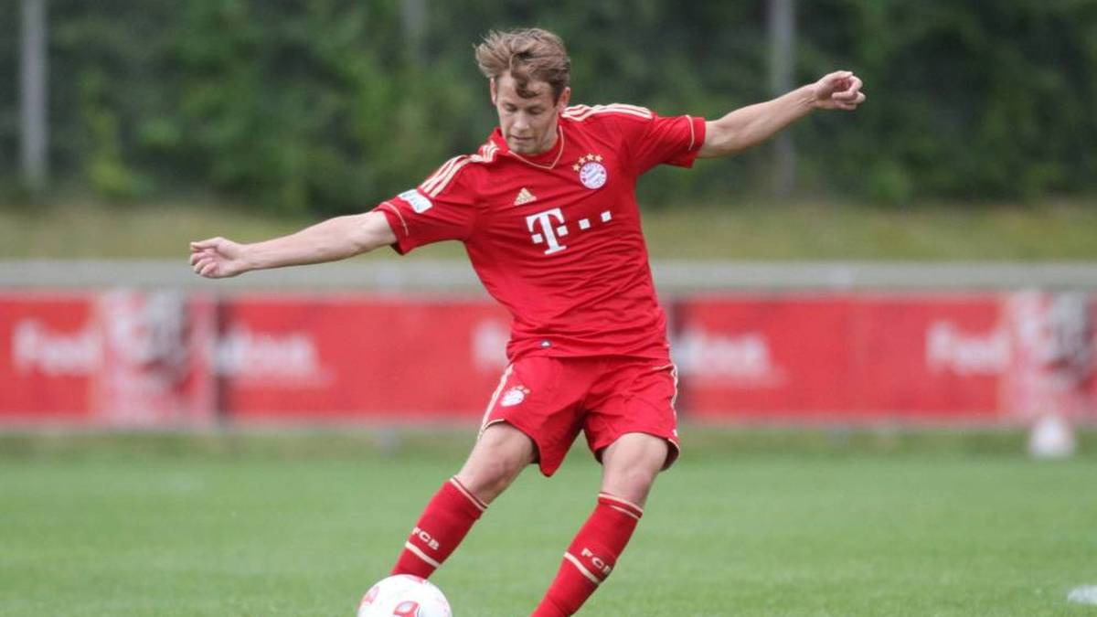 Fabian Hürzeler im Trikot des FC Bayern im Juli 2012