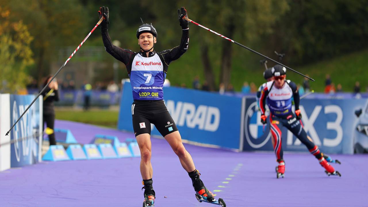 Deutscher Biathlet setzt Ausrufezeichen