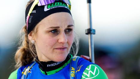 Stina Nilsson hat bis heute mit der Umstellung von Skilanglauf auf Biathlon zu kämpfen