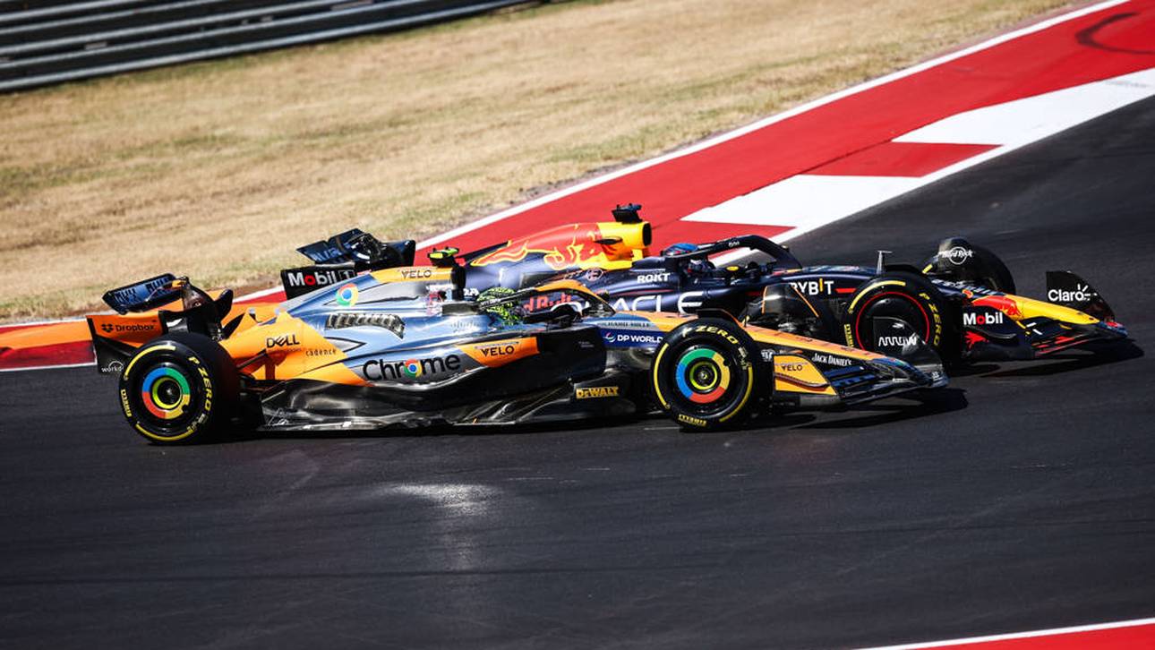 Max Verstappen und Lando Norris lieferten sich in Austin ein packendes Rad-an-Rad-Duell