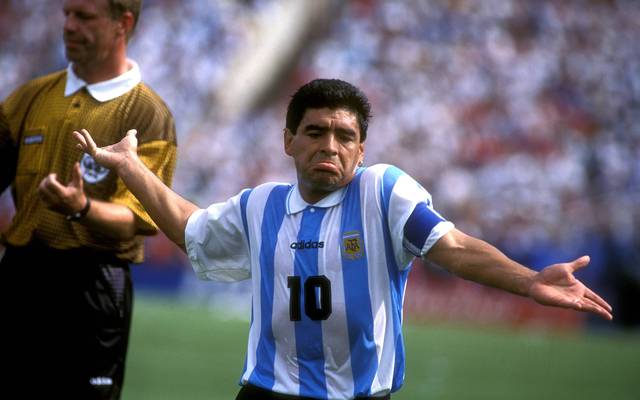 Diego Maradona Der Zweite Doping Absturz Bei Wm 1994
