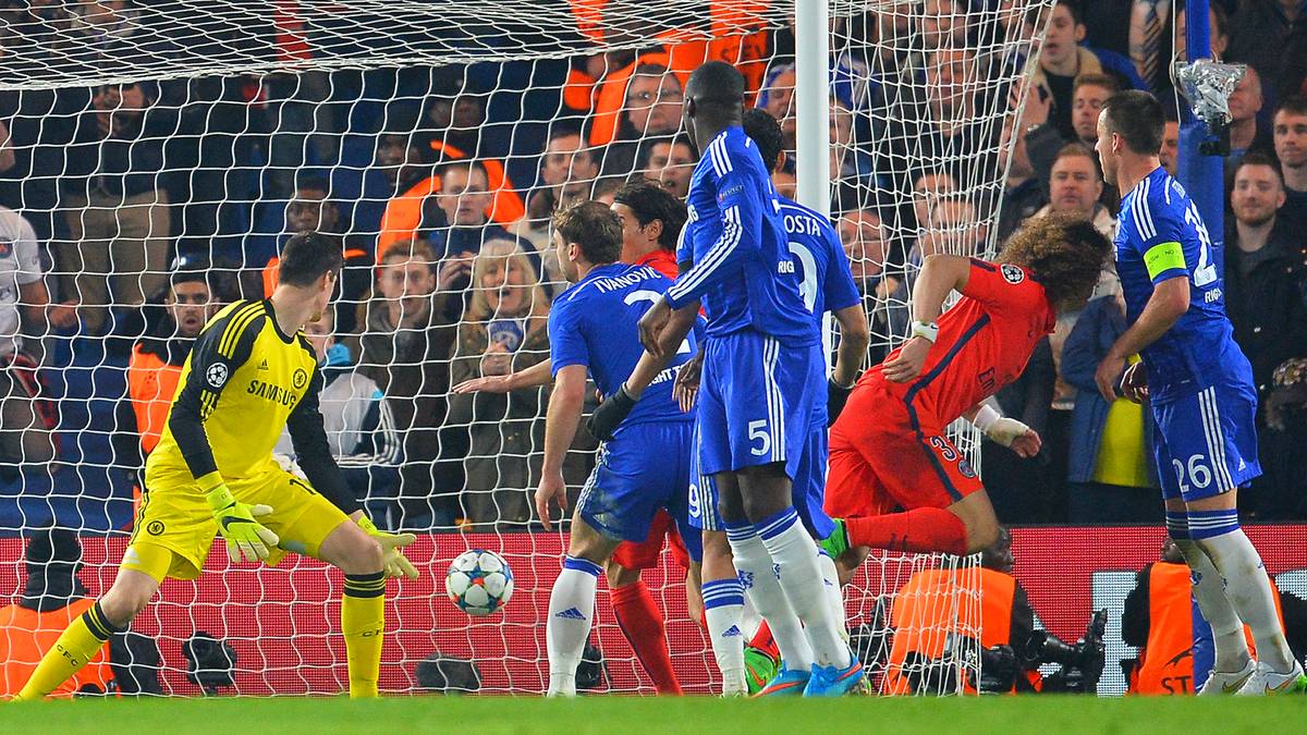 Diese wird von David Luiz ausgeglichen. Verlängerung an der Stamford Bridge!
