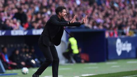 Wird beim Heimspiel gegen den FC Sevilla von den eigenen Fans ausgepfiffen: Diego Simeone