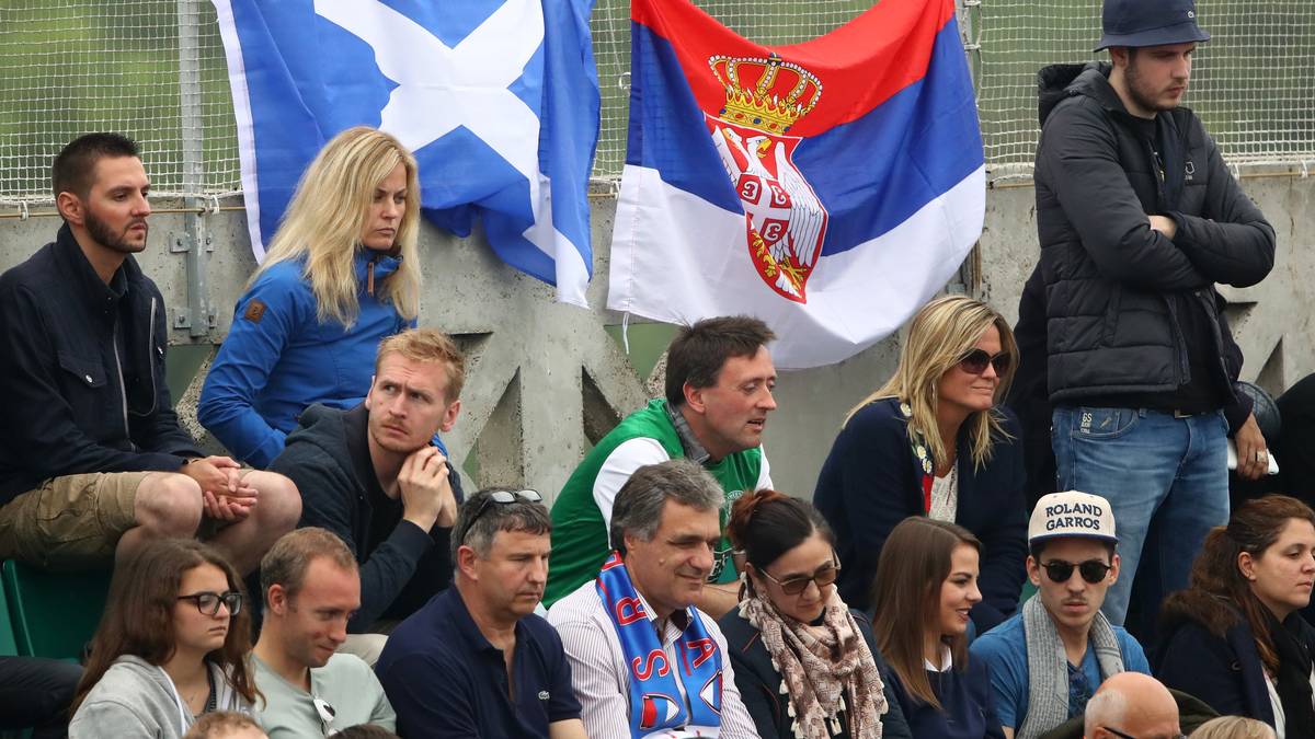 Sowohl Novak Djokovic, als auch Andy Murray haben während ihres Finals lautstarke Unterstützung von Fans aus ihren Heimatländern