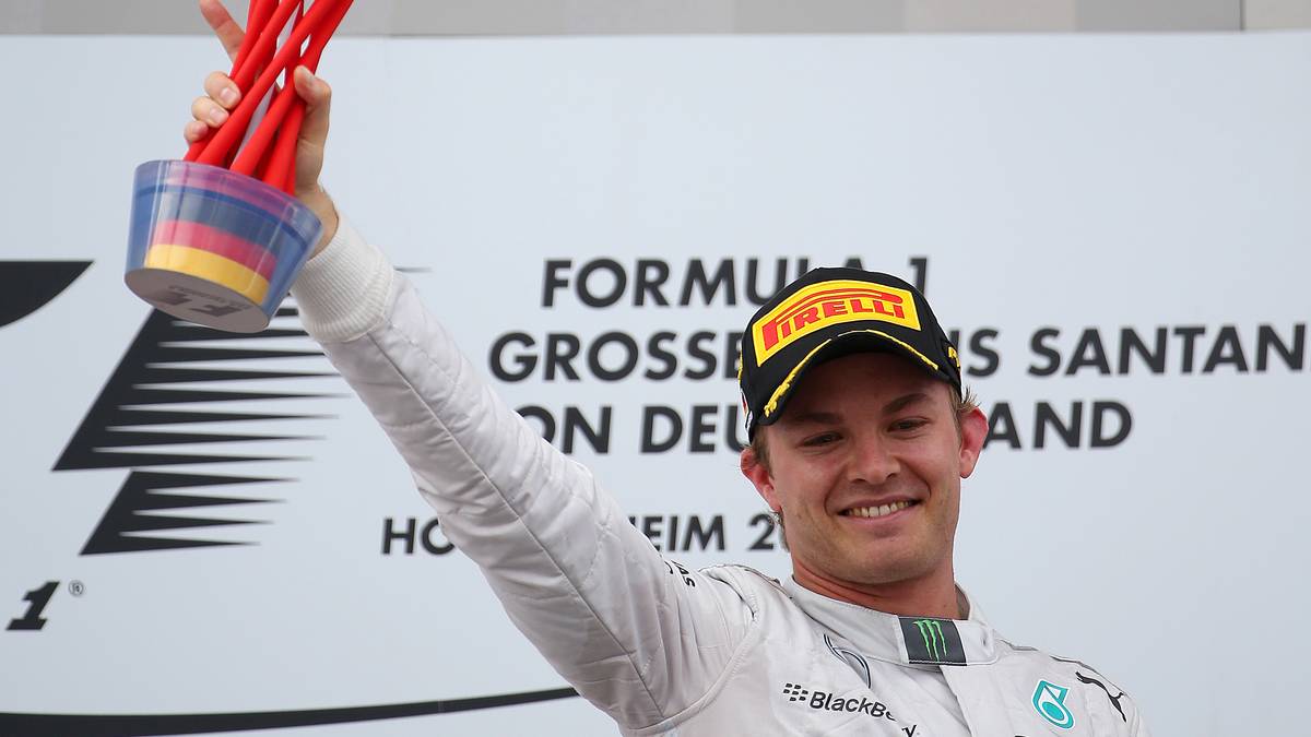 2014 gewinnt Rosberg erstmals den Großen Preis von Deutschland