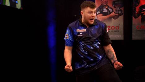 Die Stars feiern ihn, er selbst traut sich den Titel zu: Josh Rock ist der Senkrechtstarter der Darts-Saison. 