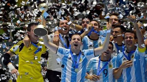 Argentinien wurde zum ersten Mal in der Geschichte Weltmeister im Futsal