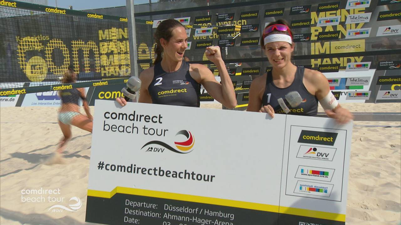 Beachvolleyball: Kira Walkenhorst und Anna-Lena Grüne im Interview nach DM-Quali