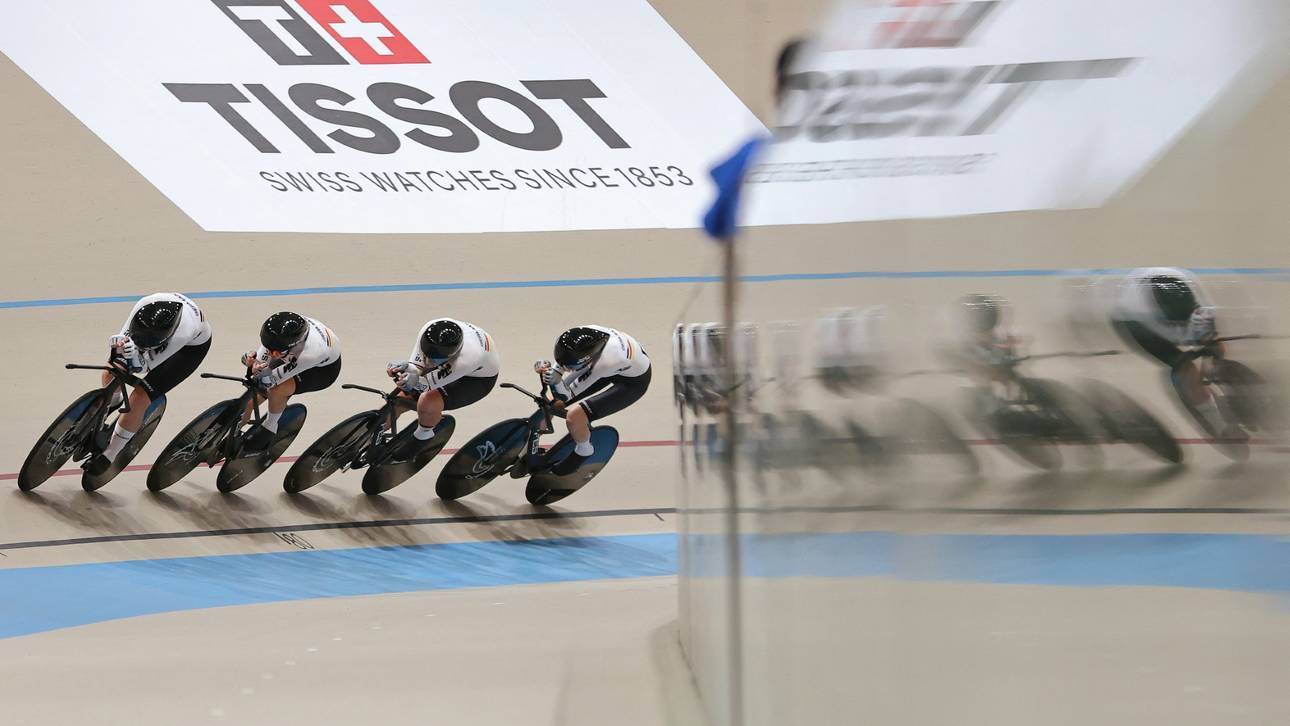 Bahnrad-WM: Frauen-Vierer überzeugt in der Qualifikation