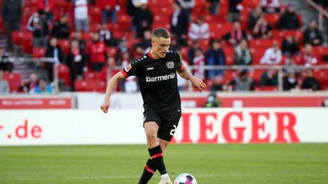 Bayer Leverkusens Mittelfeldspieler Florian Wirtz ist mit 17 Jahren und 159 Tagen der jüngste deutsche U21-Nationalspieler