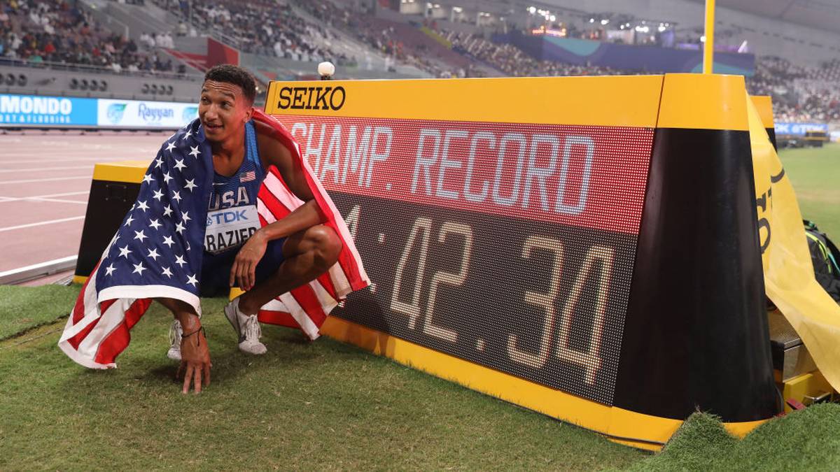 DONOVAN BRAZIER (22/USA): Spätestens seit seinem beeindruckenden Lauf über die 800 Meter, bei dem er die Weltelite düpierte und sich den WM-Titel schnappte, ist Brazier einer der Vorzeigeathleten des NOP. Betonte nach dem Siegeslauf, dass er unter Pete Julian trainiert und überhaupt nicht wusste, dass gegen Alberto Salazar ermittelt wurde