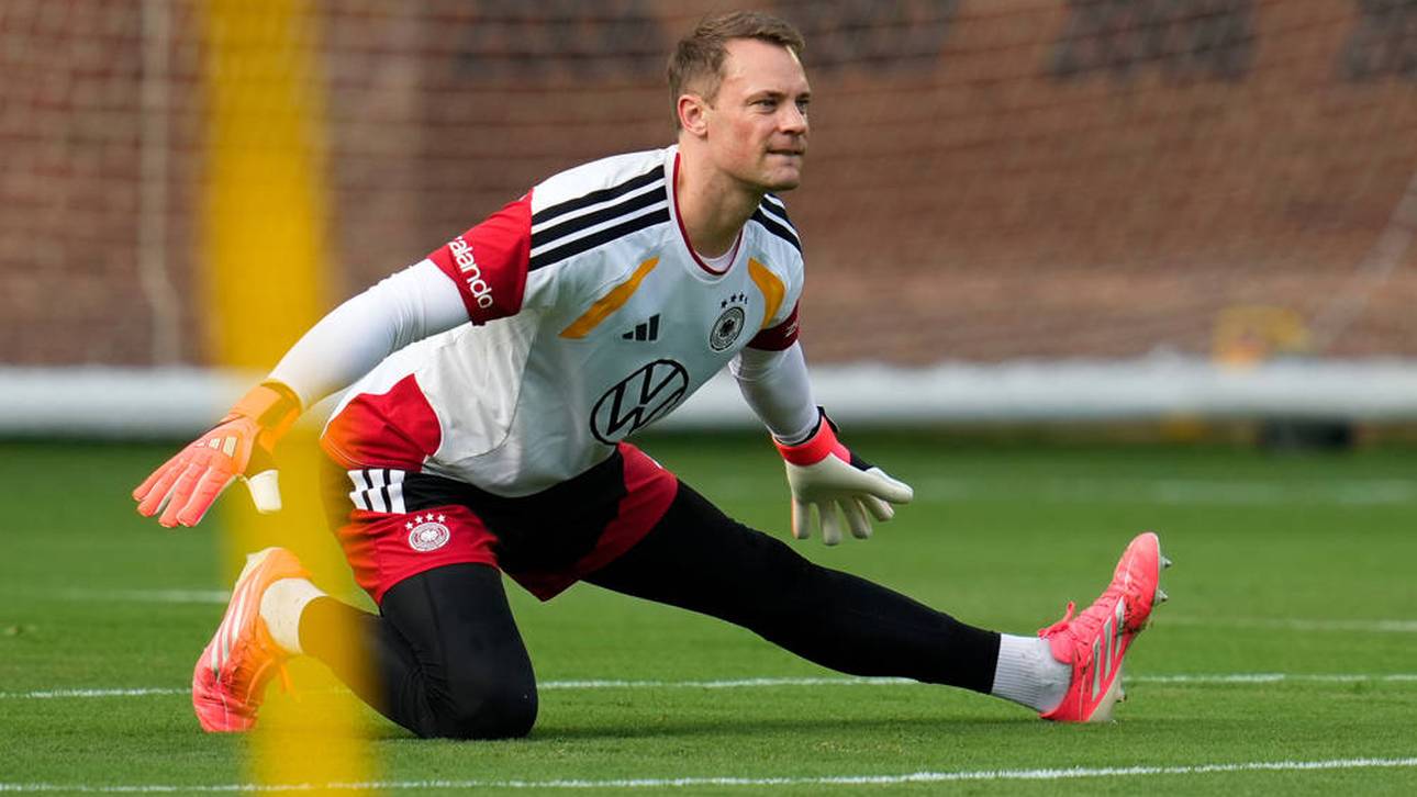 Neuer beim Abschlusstraining dabei