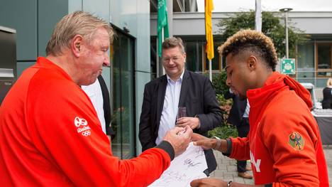 German Men's Olympic Football Team Welcome Home Reception