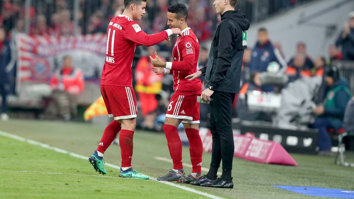 THIAGO (ab 65.): Der Spanier wurde nach 65 Minuten für James eingewechselt, konnte aber keine entscheidenden Akzente mehr setzen - SPORT1-Note: ohne Bewertung