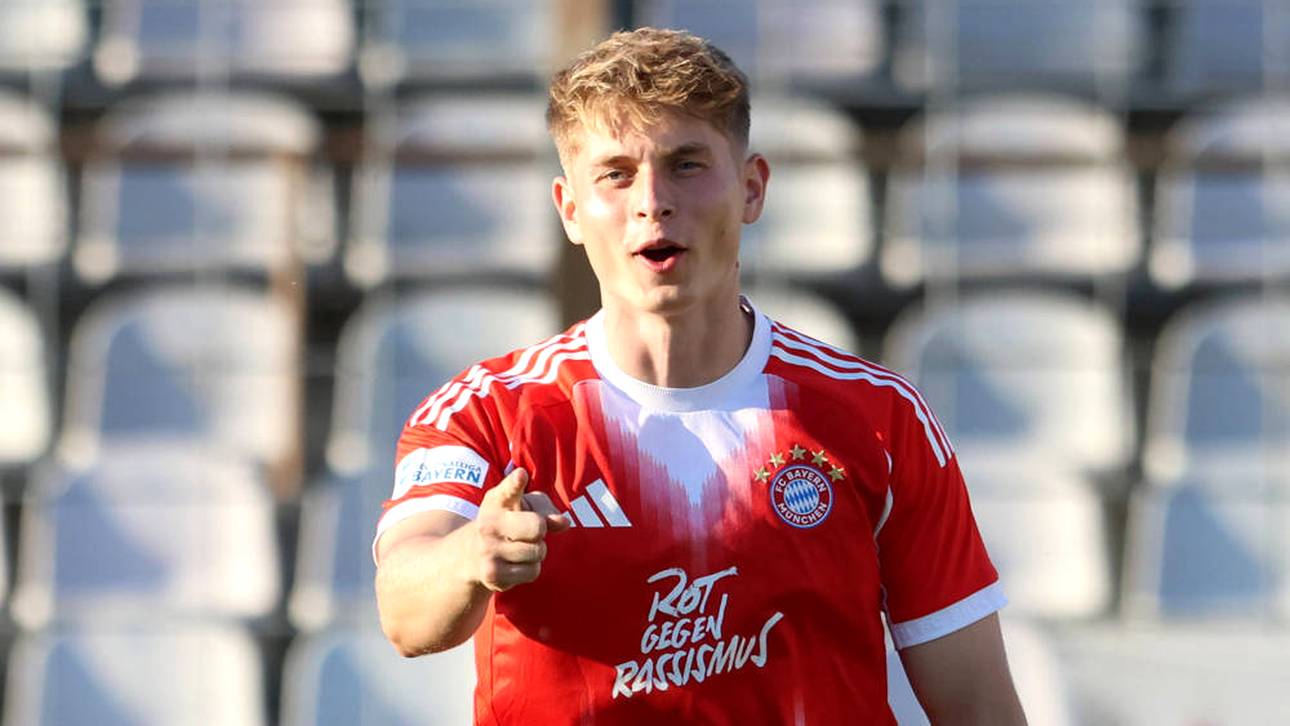 Anton Heinz erzielte jüngst einen Viererpack für Bayern II