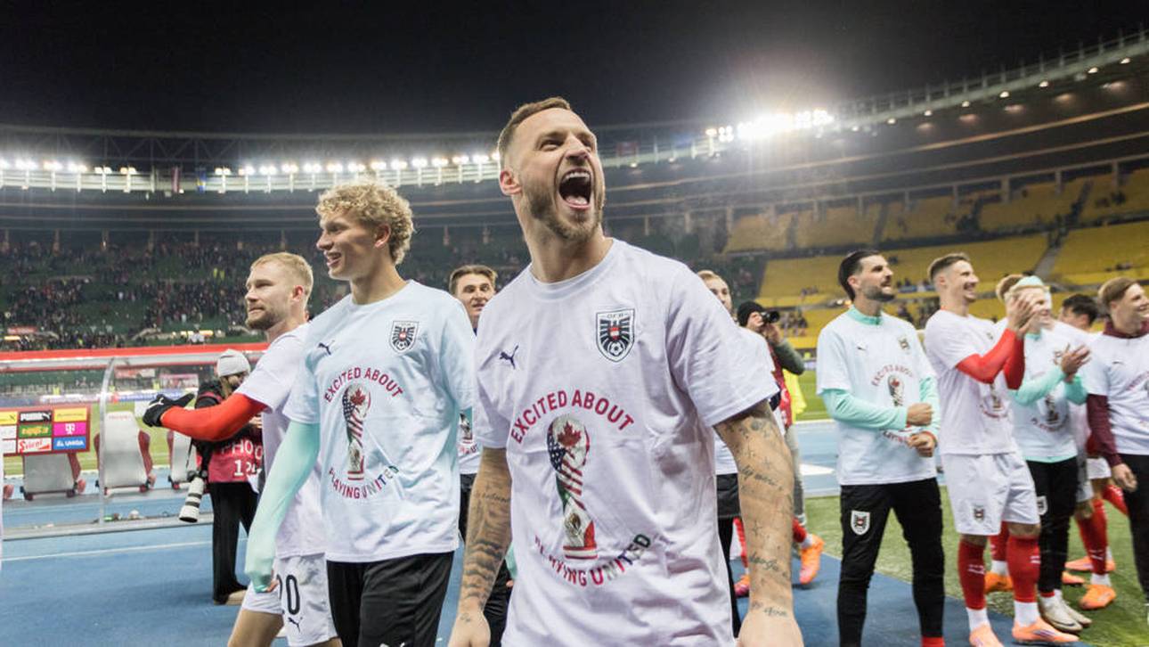 Marko Arnautovic zeigte sich nach der WM-Quali ausgelassen