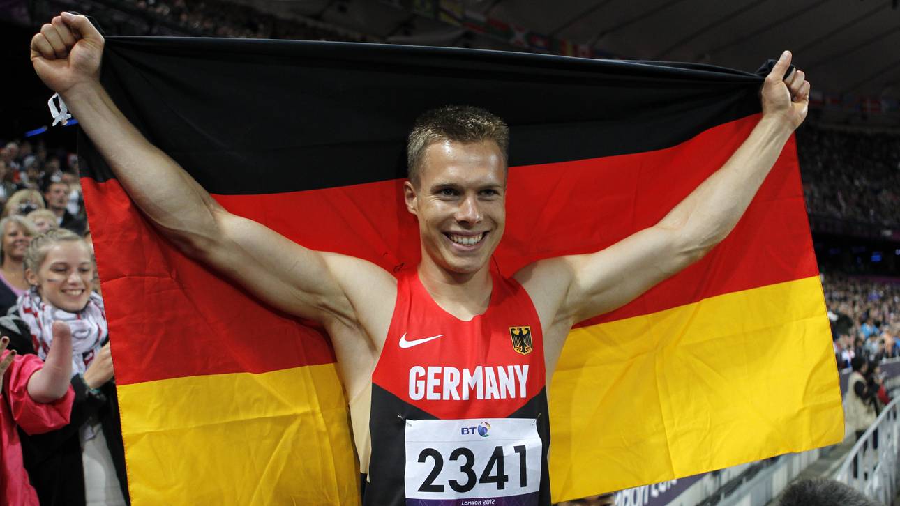 Rehm trägt deutsche Fahne