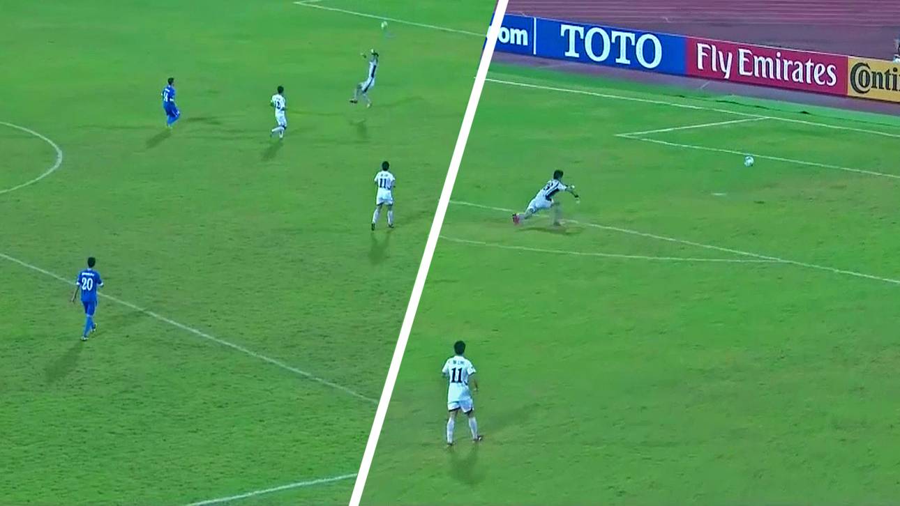 Grober Torwartpatzer – mit Absicht?