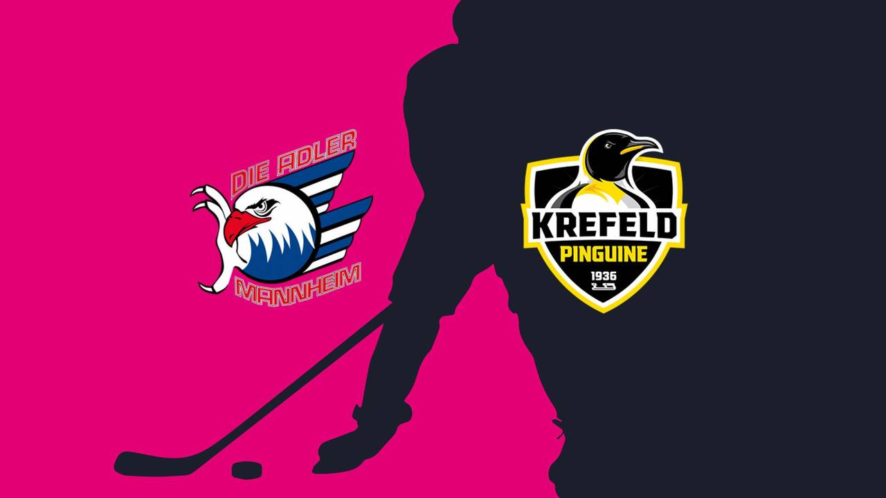Adler Mannheim - Krefeld Pinguine: Tore und Highlights | PENNY DEL