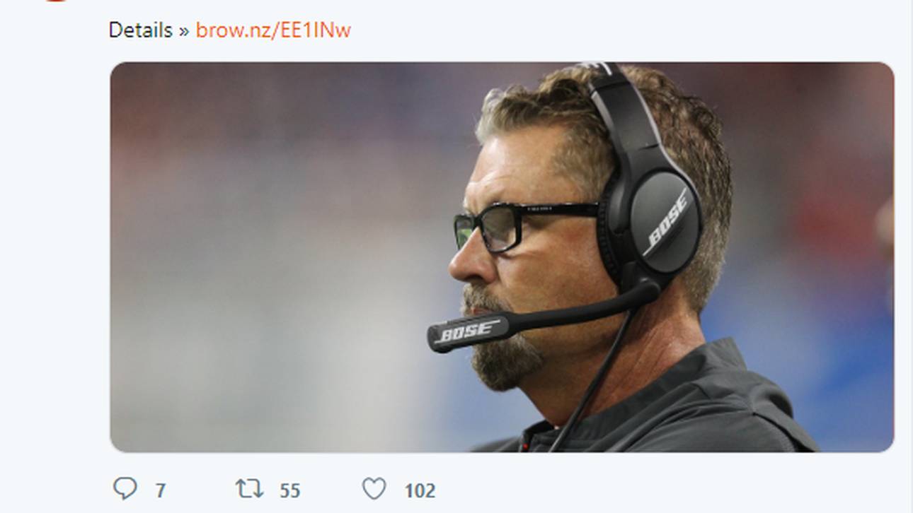 Die Cleveland Browns entlassen Hue Jackson Defensive Coordinator Gregg Williams wird die Browns interimsweise übernehmen