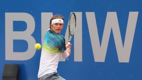 Alexander Zverev steht bei den BMW Open in München im Viertelfinale