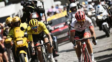 John Degenkolb (r.) gewann bei der Tour de France 2018 die schwierige Etappe nach Roubaix