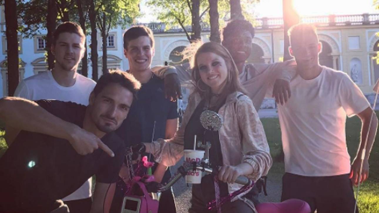 Bayern-Stars drehen Kino-Film