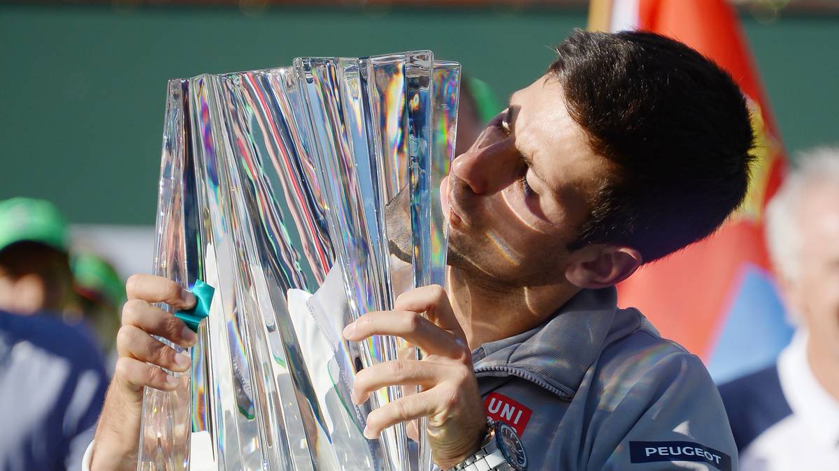 Ein erster Erfolg für das Becker-"Nole"-Duo. Beim Turnier in Indian Wells siegt der "Djoker" im Finale gegen Roger Federer